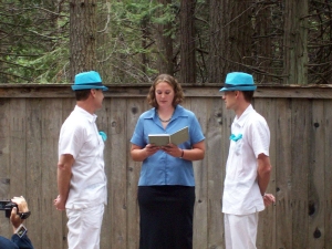 Andrew J. Wharton and Dave Clingman's Commitment Ceremony with Kittina Swallow