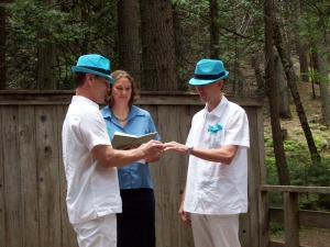 Andrew J. Wharton and Dave Clingman's Commitment Ceremony with Kittina Swallow