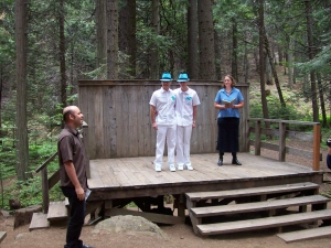 Shane sings at Andrew J. Wharton and Dave Clingman's Commitment Ceremony with Kittina Swallow